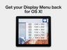 Install and use "Display Menu" app on a Mac