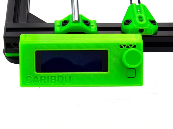 Das Display ist nun vollständig eingebaut.