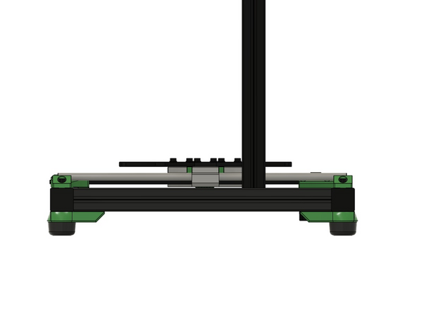 Nach dem Festdrehen lösen Sie die M8x40mm Zylinderkopfschraube gerade so viel, dass sich das Profil noch leicht in alle Richtungen bewegen lässt.