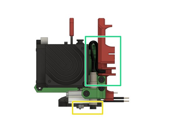 Insert the PINDA / SuperPINDA probe into the hole.