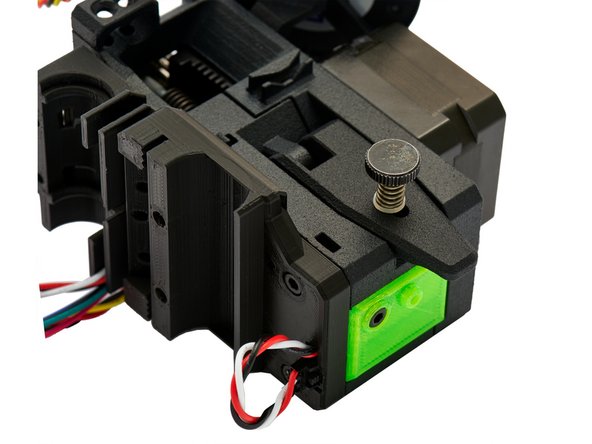 Plug the filament sensor cable onto the sensor.