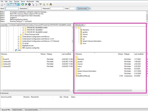 Host: &quot;xxx.xxx.xxx.xxx&quot;: Die IP-Adresse ihres 3D-Druckers.