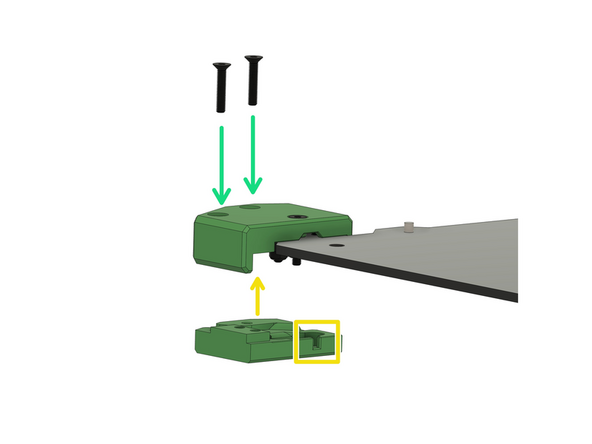Der Einbau der M3 Selbstsichernden Sechskantmutter kann durch die Benutzung eines Steckschlüssel-Schraubendrehers (5,5x125mm) erleichtert werden.