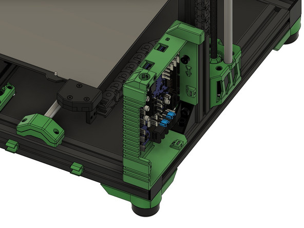 Sichern Sie die beiden Techflex Schläuche mit einer Kabelklammer...