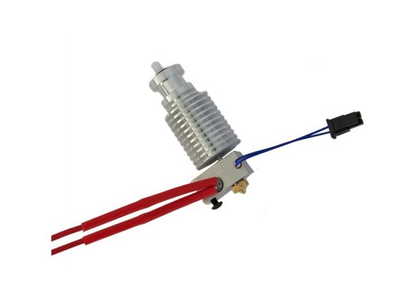 Ziehen Sie die M2 Madenschraube nur minimal an, da sie sonst die Thermistorpatrone beschädigen können.