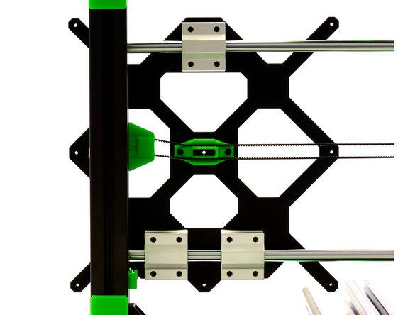 Move the y-carriage forward and look at the alignment of the belt.
