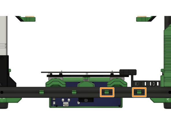Sichern Sie die beiden Kabel mit zwei weiteren Kabelclips.