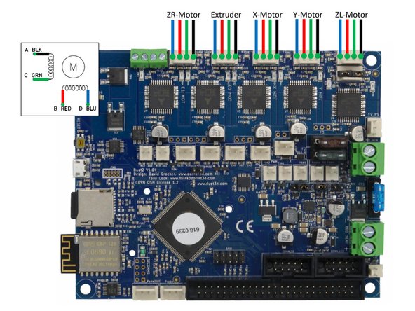 Never attach / detach motors when the board is powered!!