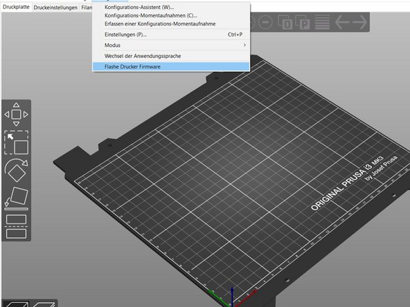 Öffnen Sie Prusa Slicer.