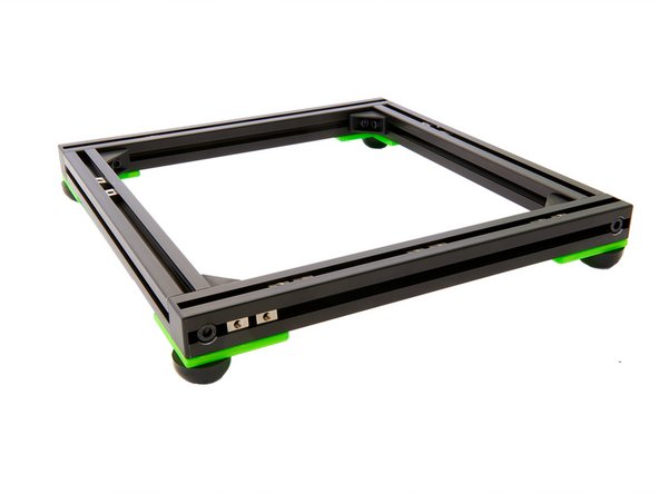 The frame is now completely assembled.