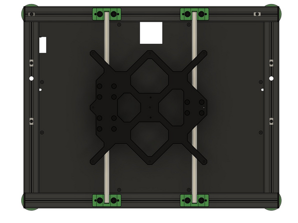 Wiederholen Sie den Schritt auf der rechten Seite mit dem Kabel des rechten z-Schrittmotors (lang).