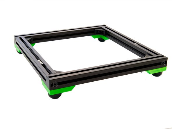 The frame is now completely assembled.