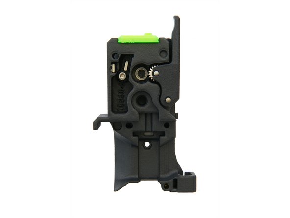 Place your Mosquito/ Mosquito Magnum Hotend built in Manual 14.1. into the back of your extruder.