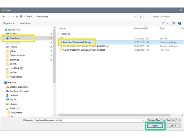 Click there on Upload System Files.