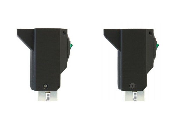 Mit 4x M4x10mm Senkkopfschrauben wird das Meanwell-Gehäuse an den Seiten (Bild 1,2) und der Rückseite (Bild 3) am Meanwell verschraubt.