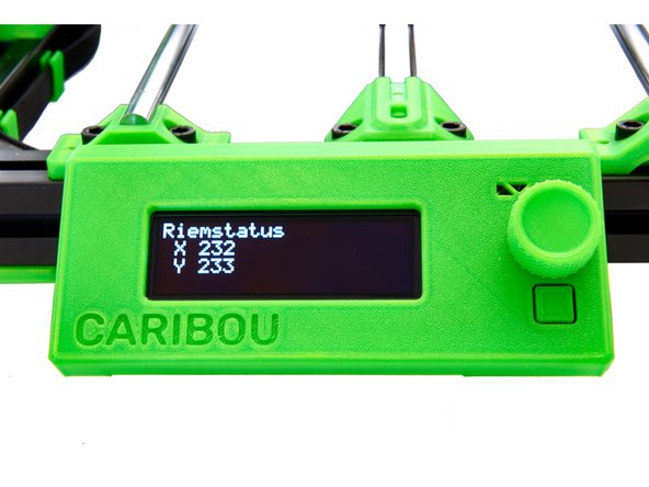 Drücken Sie erneut auf den Drehknopf, um zur Hauptauswahl zu gelangen.