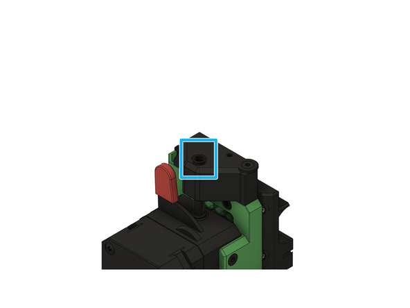 Befestigen Sie diese mit einer M3x12mm Senkkopfschraube...