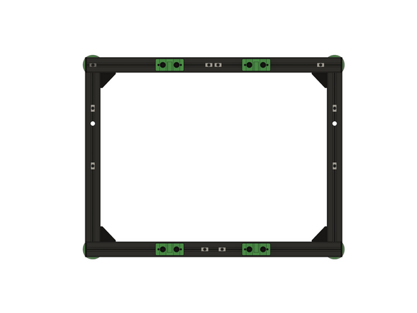 Achten Sie bei den x-Achsen darauf, dass sich 2x Nutensteine zwischen den beiden y-Wellenhalterungen befinden.