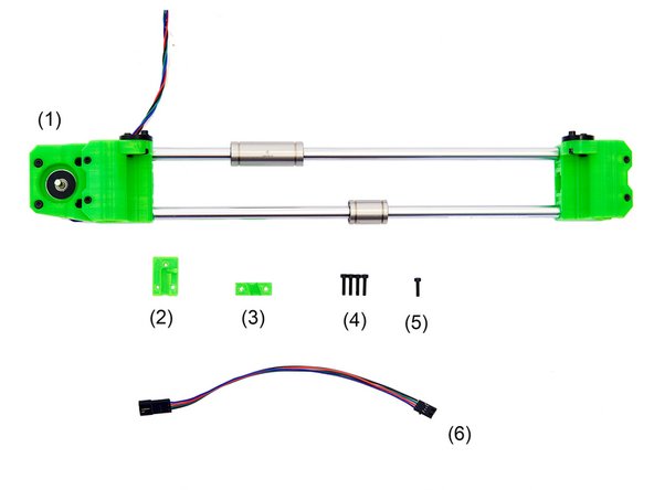 (1) Assembled x-Axis
