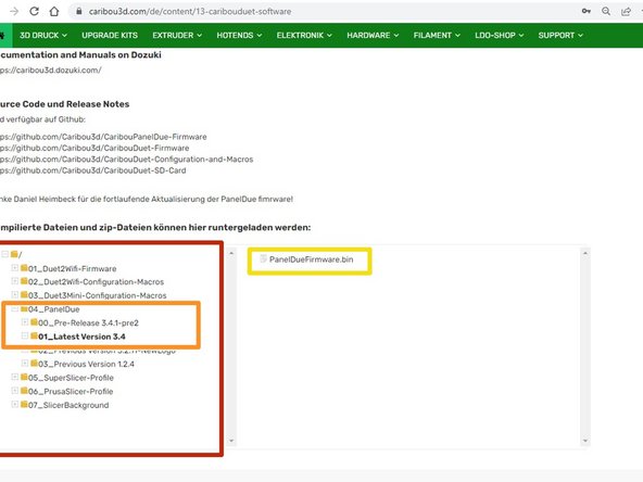 Gehen Sie zur CaribouDuet Software Seite.