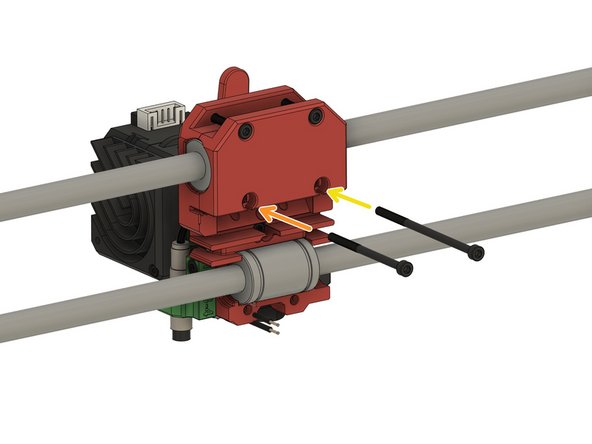 Use a M3x45mm hexagon socket head cap screw and...
