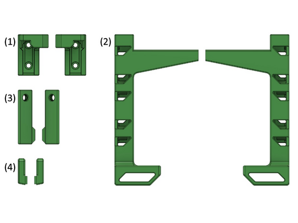 (1) 2x z-Top Halter (rechts und links)