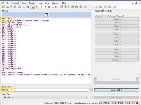 Die Verbindung sollte automatisch aufgebaut werden.