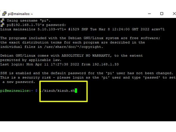 Wir warten ein paar Minuten, bis das System gebootet ist. Nun können wir über die GUI unseres Routers oder über die Eingabe von ping mainsailos.local -4 in der Windows Eingabeaufforderung  die IP unseres neuen Systems abfragen. - MacOS über das BoardTool Terminal.