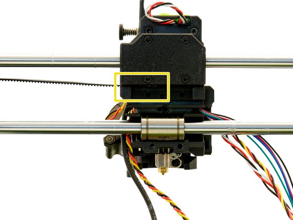 Cut the remaining GT3 belt to the length of 82cm.