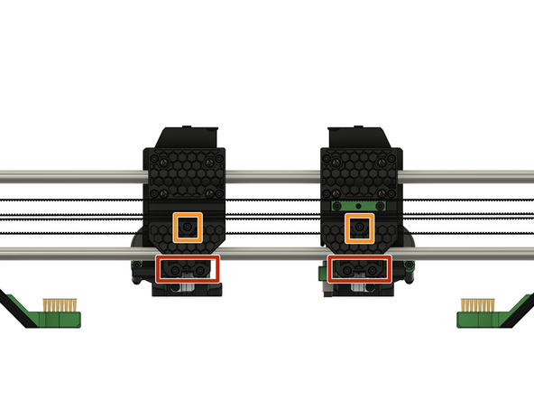 Verwenden Sie jeweils 2x M3x16mm Zylinderkopfschraube und...