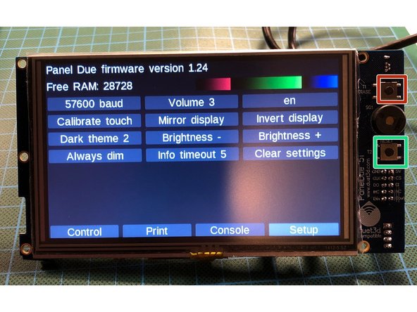 Drücken sie im Eingeschalteten zustand 1-2 Sekunden die Erase/Löschen taste