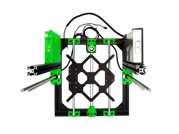 Die Einsy Box und das Netzteil sind nun vollständig eingebaut.