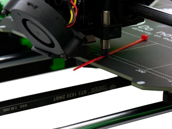 Loosen the M3x16mm Flat Head-Head Socket Cap Screw that holds the pinda in place.