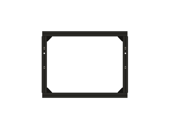 Setzen Sie jeweils 2x Nutensteine in die inneren Schlitze der x-Aluprofile.