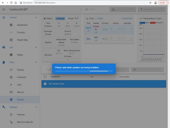 The process will take 30-60 sec.