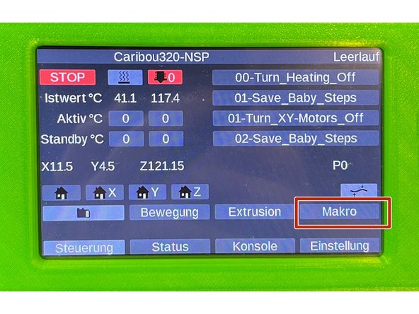 Klicken Sie auf Makro, ...