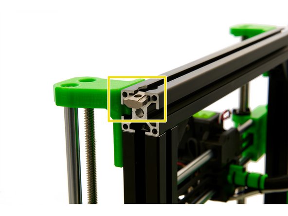 Now, tighten only the lower M6x12mm Hexagon Socket Head Cap Screw.