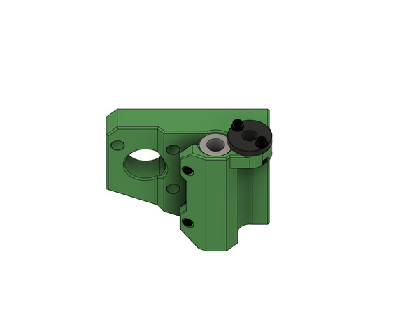 ... und 2x M3x14mm Zylinderkopfschrauben zur Befestigung der POM Mutter.