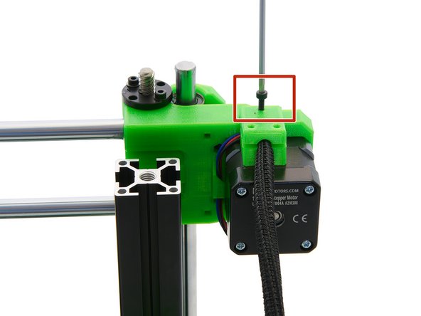 Place the x-cable holder on it.