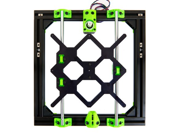 Der Heizbettschlitten für MK52 ist nun vollständig eingebaut.