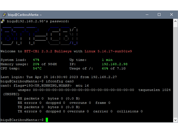 allow-hotplug can0 iface can0 can static  bitrate 250000  up ifconfig $IFACE txqueuelen 1024