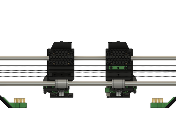 Wiederholen Sie Schritt 10 und 11 für den u-Extruder und u-Schlitten.