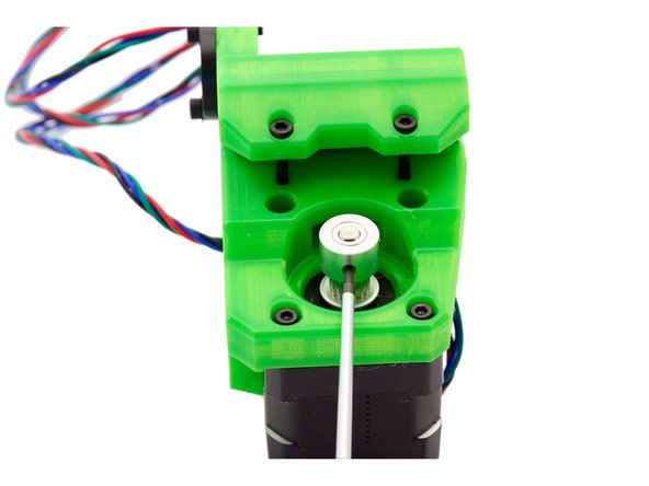 The motor shaft has two grub screws. Make sure that one of them is aligned with the flat surface of the shaft and tighten both grub screws.