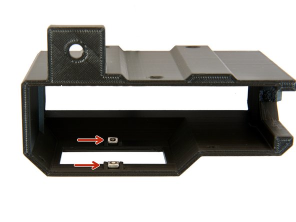 Insert 2x M3 Square Nuts into the designated holders on the inside of the Meanwell case.