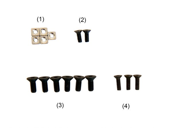 (1) 5x M3 Square Nuts