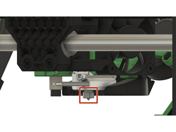 Befestigen Sie eine Vanadium-Düse mit dem 1,5Nm Drehmomentschlüssel.