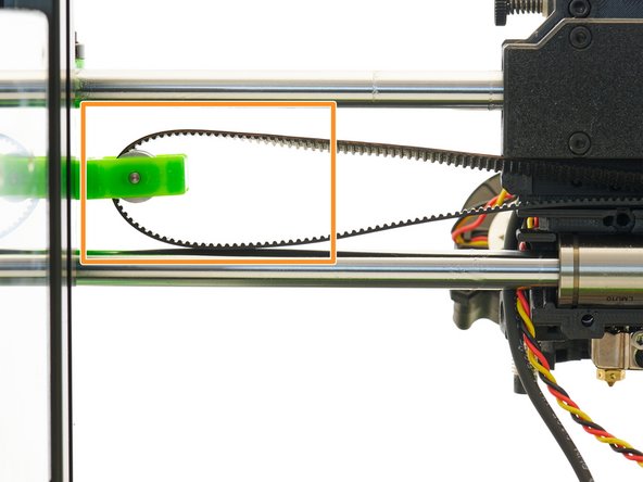 Take the second half of the GT3 belt and shorten it to the length of  82 cm.