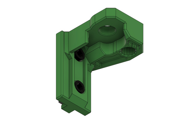 Schrauben Sie diese mit 2x Nutensteinen ''lose'' an den z-Top Halter.