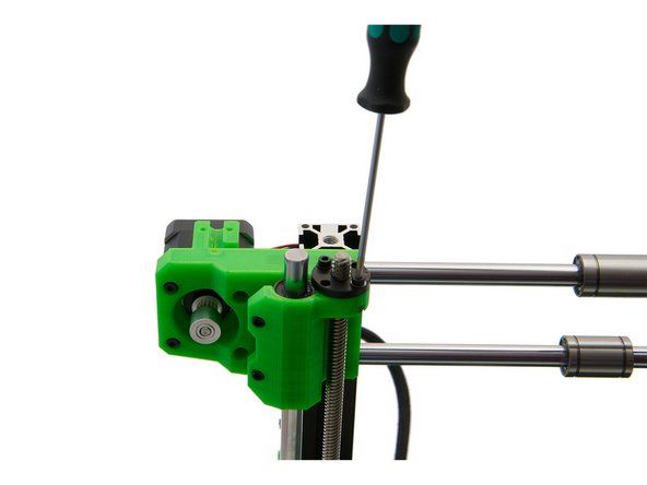 Then tighten the 2x M3x14mm Hexagon Socket Head Cap Screws to the 2x POM Nuts.