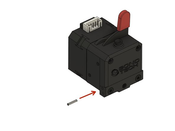 Before inserting the pin, apply thermal paste onto the entire surface that connects the heat sink and the holder for the Copperhead.